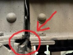 Rachadura assustadora encontrada na ponte Tacoma Narrows 84 anos após o infame colapso da travessia original ‘Galloping Girty’