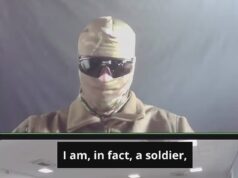 Momento em que soldado ucraniano diz a estudantes russos: ‘Vou matar todos vocês’ se eles se inscreverem na guerra de Putin, infiltrando-se na campanha de recrutamento universitário