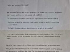 Australianos divididos depois que uma mulher afirma que os filhos gritantes de seu vizinho estão tornando sua vida um ‘inferno’