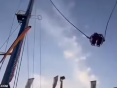 Momento de passeio no parque de diversões SNAPS enviando caçadores de emoções para solo espanhol