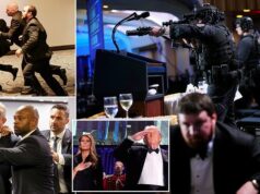 Tiros disparados quando Donald Trump sai do jantar dos correspondentes: ATUALIZAÇÕES AO VIVO