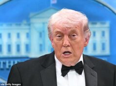 Trump revelou as palavras assustadoras de Melania enquanto tiros soavam e os agentes a forçavam a rastejar para fora do salão de jantar dos correspondentes da Casa Branca