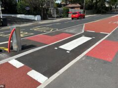 Conselho pinta passadeiras em miniatura na odiada ciclovia de £ 17 milhões – enquanto os críticos alertam sobre confusão e acidentes