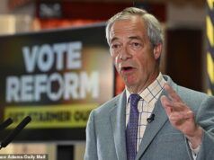 Nigel Farage revelou que sua casa foi bombardeada depois que o dispositivo foi empurrado para sua caixa de correio