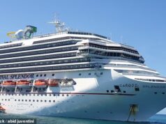 Mulher encontrada morta a bordo do navio de cruzeiro Carnival após se afogar na varanda enquanto navegava na costa da Califórnia
