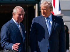A reação hilariante de Donald Trump depois que o Daily Mail revela que ele é primo do rei Charles… enquanto ele revela o sonho secreto do Palácio de Buckingham