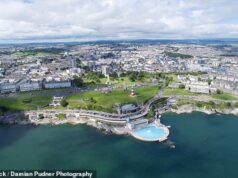 Dois homens afegãos, de 31 e 19 anos, foram acusados de estuprar uma mulher em uma casa em Plymouth.