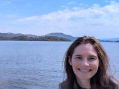 Amanda Knox aproveita uma viagem pelas Highlands enquanto promove seu documentário ‘Mouth of the Wolf’