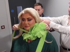 Gemma Collins compartilha imagens dos bastidores da final do I’m A Celeb, incluindo um momento tenso com Jimmy Bullard minutos após seu discurso ao vivo na TV
