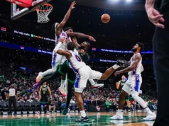 O ataque do Celtics foi encerrado no final do jogo 5, na derrota por 113-97 para o 76ers