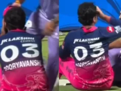 IPL 2026: Vaibhav Suryavanshi começa a chorar após a derrota do RR, consolado pelo técnico do KKR
