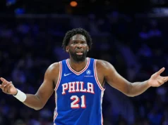 76ers enviam mensagens contraditórias sobre Joel Embiid jogando center vs. Wizards: ‘Definitivamente uma piada de primeiro de abril’