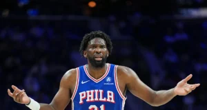 76ers enviam mensagens contraditórias sobre Joel Embiid jogando center vs. Wizards: ‘Definitivamente uma piada de primeiro de abril’
