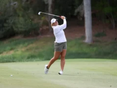 Lauren Coughlin surge em uma rodada brilhante para uma vantagem de 5 chutes em Shadow Creek