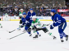 O jogo de 4 pontos de Bourque ajuda Stars a vencer Maple Leafs por 6-5