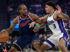 Kawhi Leonard marca 26 pontos e leva o Clippers à vitória por 138-109 sobre o Kings