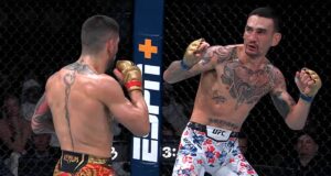 Assistir Ilya Topuria nocautear o primeiro lutador de Max Holloway | Vídeo completo da luta