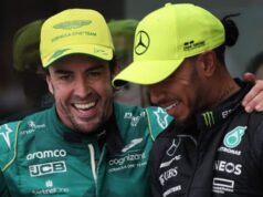 Nelson Piquet Jr afirma que Fernando Alonso ainda tem mais “paixão” pelas corridas do que Lewis Hamilton