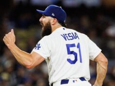 Imagem TST: Os Dodgers venceram os Rangers por 8-7 em Los Angeles