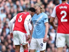 Man City x Arsenal: Haaland acabou de salvar Gabriel do cartão vermelho? Foi neste momento que os Gunners perderam o título?