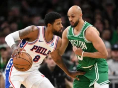 Os Celtics lutaram contra os Sixers para cair e perder o jogo 2, 111-97