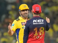 Por que MS Dhoni não jogará a partida CSK vs RCB no IPL 2026