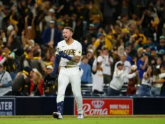 Jackson Merrill fez um home run e, em seguida, acertou uma rebatida durante a improvável recuperação dos Padres na nona entrada.