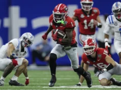 O Atlanta Falcons convocou o ex-Georgia Bulldog Zachariah Branch na 3ª rodada do Draft de 2026 da NFL.
