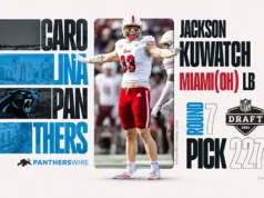 Panteras selecionam LB Jackson Kuwach com 227ª escolha do draft de 2026