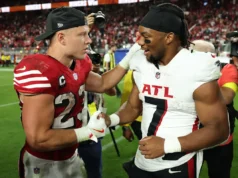 Os Falcons dão crédito ao treinamento da estrela Christian McCaffrey por se manter saudável
