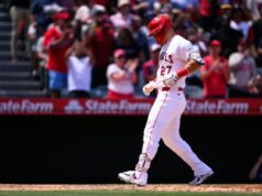 Mike Trout empatou o recorde da franquia com home runs