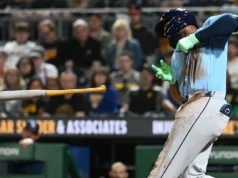 Um começo tranquilo, depois fui amado: Raios 1, Piratas 5