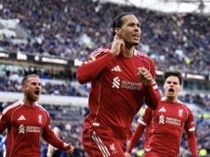 PENSAMENTOS FINAIS: A vitória tardia de Virgil van Dijk vê o Liverpool conquistar uma vitória crucial sobre o Everton