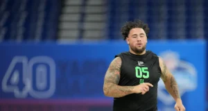 OL, ex-estrela do Texas A&M, é considerado um ‘adormecido’ do primeiro turno do draft da NFL