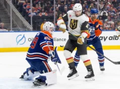 Os Golden Knights venceram os Oilers por 5-1 para acirrar a corrida da Divisão do Pacífico