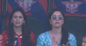 A irmã de Arjun Tendulkar, Sara Tendulkar, e sua esposa Sania Chandhok defendem o confronto LSG vs GT