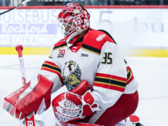 RODADA DE HÓQUEI: Griffins postam terceiro shutout; Voar encontra asas novamente