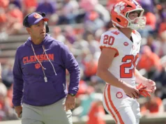 Onde o futebol Clemson entra em 2026 no ranking preliminar da ESPN SP +