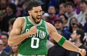 Jayson Tatum lidera o Celtics na vitória por 3 a 1 sobre o 76ers e conquista novo feito nos Playoffs da NBA