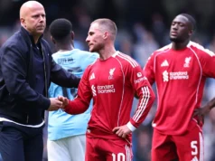 A reação de Arne Slott – O que o técnico do Liverpool disse após a derrota na FA Cup para o Man City?