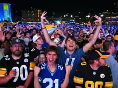 Pittsburgh estabeleceu um recorde para a primeira noite do draft com 320.000 participantes