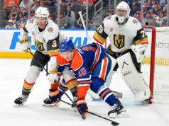 Mamãe entra em trabalho de parto e dá à luz no meio de um jogo de hóquei da NHL