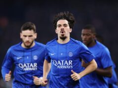 Vitinha, do PSG, fará ressonância magnética devido a lesão no tornozelo