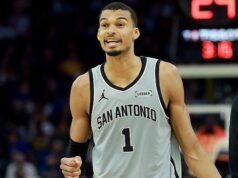 Os 41 pontos de Wembanyama ajudaram os Spurs a vencer 10 vitórias consecutivas