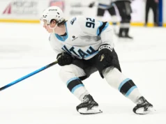 Cooley marcou duas vezes na vitória dos Mammoths por 6-2 sobre o Kraken