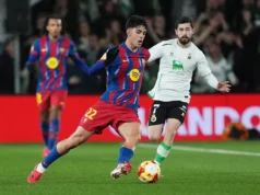 É quase certo que a estrela do Barcelona perderá o confronto do Atlético de Madrid, apesar de sua inclusão na equipe