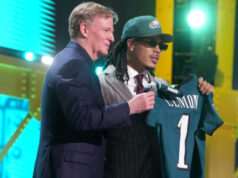 Makai Lemon, titular do Philadelphia Eagles com contrato de estreia