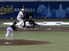 Beisebol de Notre Dame: irlandeses vencem jogo no meio da semana