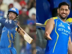 IPL 2026: Quinton de Kock supera a lenda MS Dhoni na primeira partida pelo MI em 5 anos