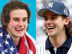 O medalhista de ouro olímpico Jack Hughes finalmente consertou os dentes depois de quebrá-los